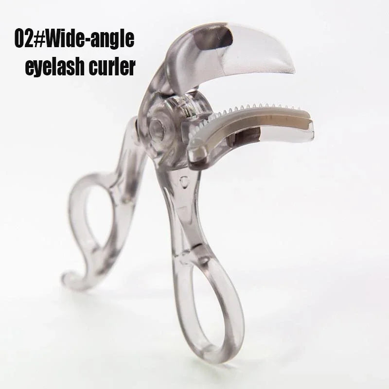 Dual-Type Eyelash Curler with Comb – Wide & Partial Clip Options, Waterproof, Long-Lasting, Natural Curl, Unisex Certified