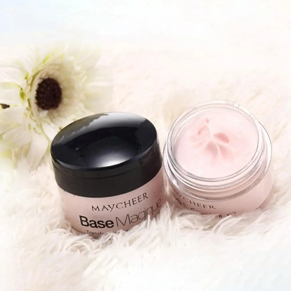 MAYCHEER Base Magique Transforming Smoothing Makeup Primer Pore Invisible Cream Moisturizing Even Skin Tone Brightening Cosmetic