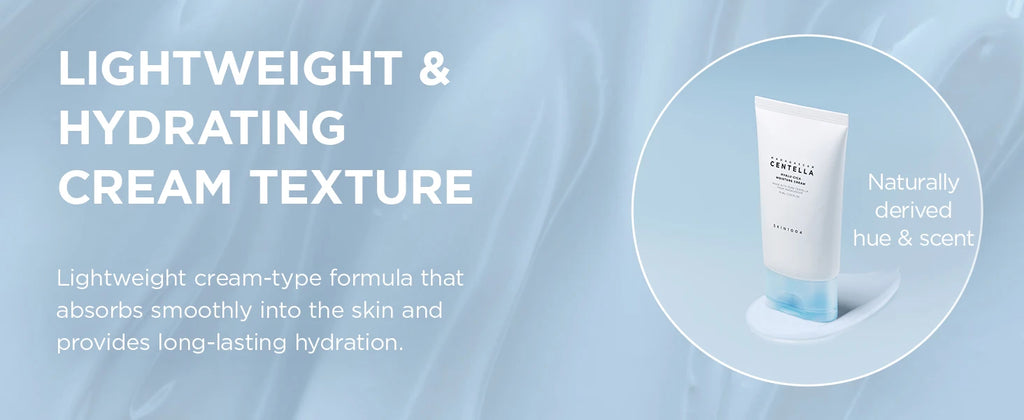 SKIN1004 Hyalu-Cica Moisture Cream Face Moisturizer Hyalu Cica Intense Hydration for Dry Dehydrated Skin Korean Skin Care