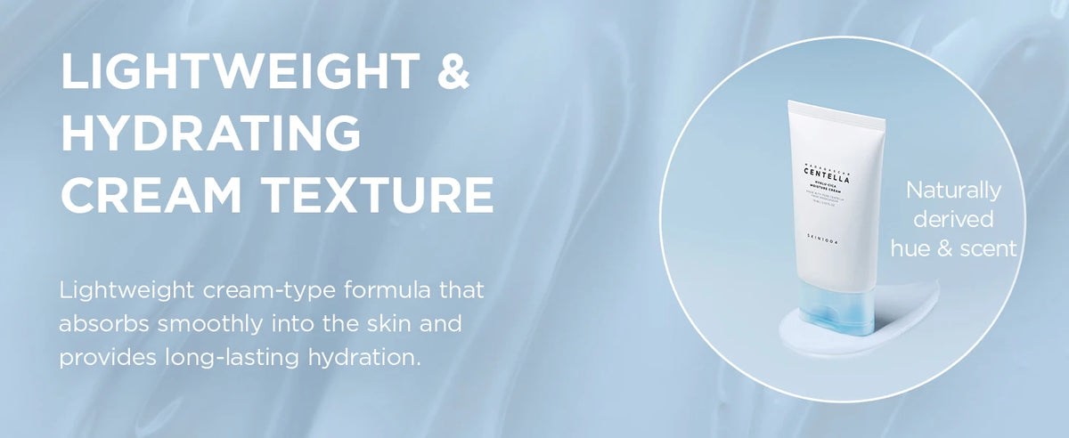 SKIN1004 Hyalu-Cica Moisture Cream Face Moisturizer Hyalu Cica Intense Hydration for Dry Dehydrated Skin Korean Skin Care
