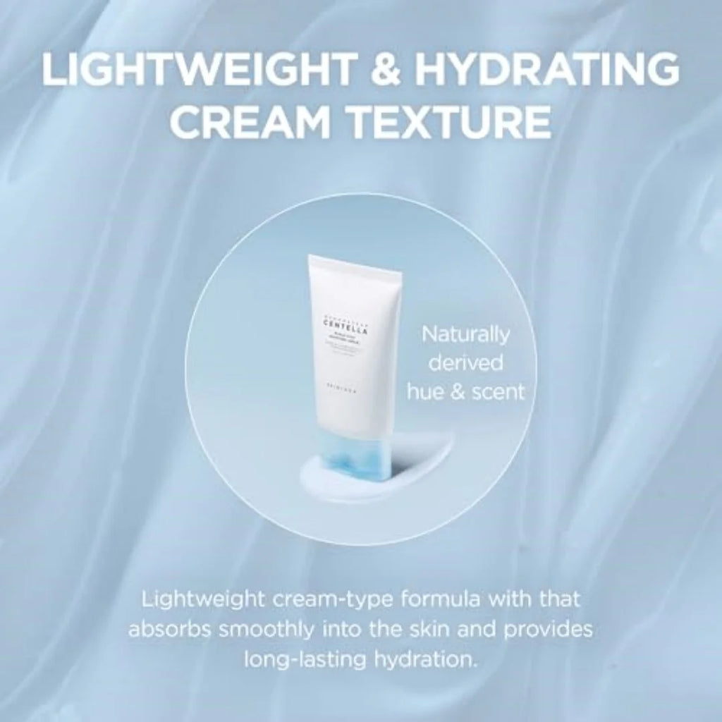SKIN1004 Hyalu-Cica Moisture Cream Face Moisturizer Hyalu Cica Intense Hydration for Dry Dehydrated Skin Korean Skin Care