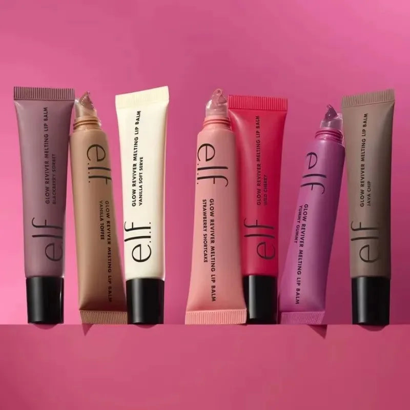 Popular Elf Brand Portable Fruit Flavor Lip Gloss Thin Hydrating Nourishing Repairing Improve Lip Lines Tinted Lip Balm Cosmetic