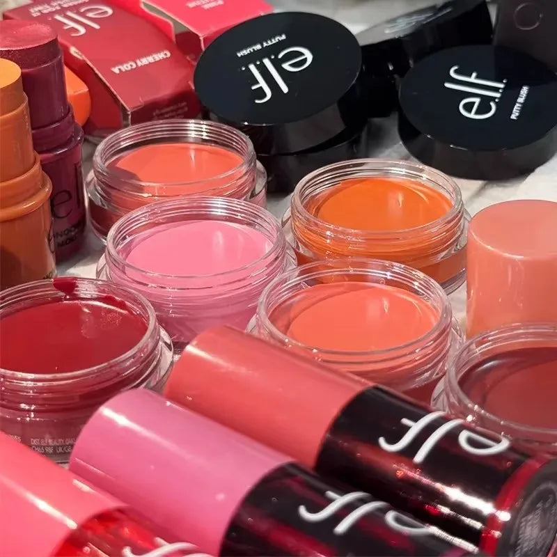 Popular Elf Brand Portable Fruit Flavor Lip Gloss Thin Hydrating Nourishing Repairing Improve Lip Lines Tinted Lip Balm Cosmetic