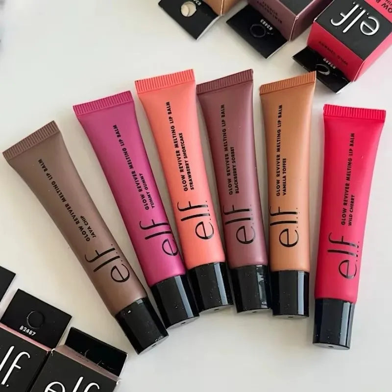 Popular Elf Brand Portable Fruit Flavor Lip Gloss Thin Hydrating Nourishing Repairing Improve Lip Lines Tinted Lip Balm Cosmetic