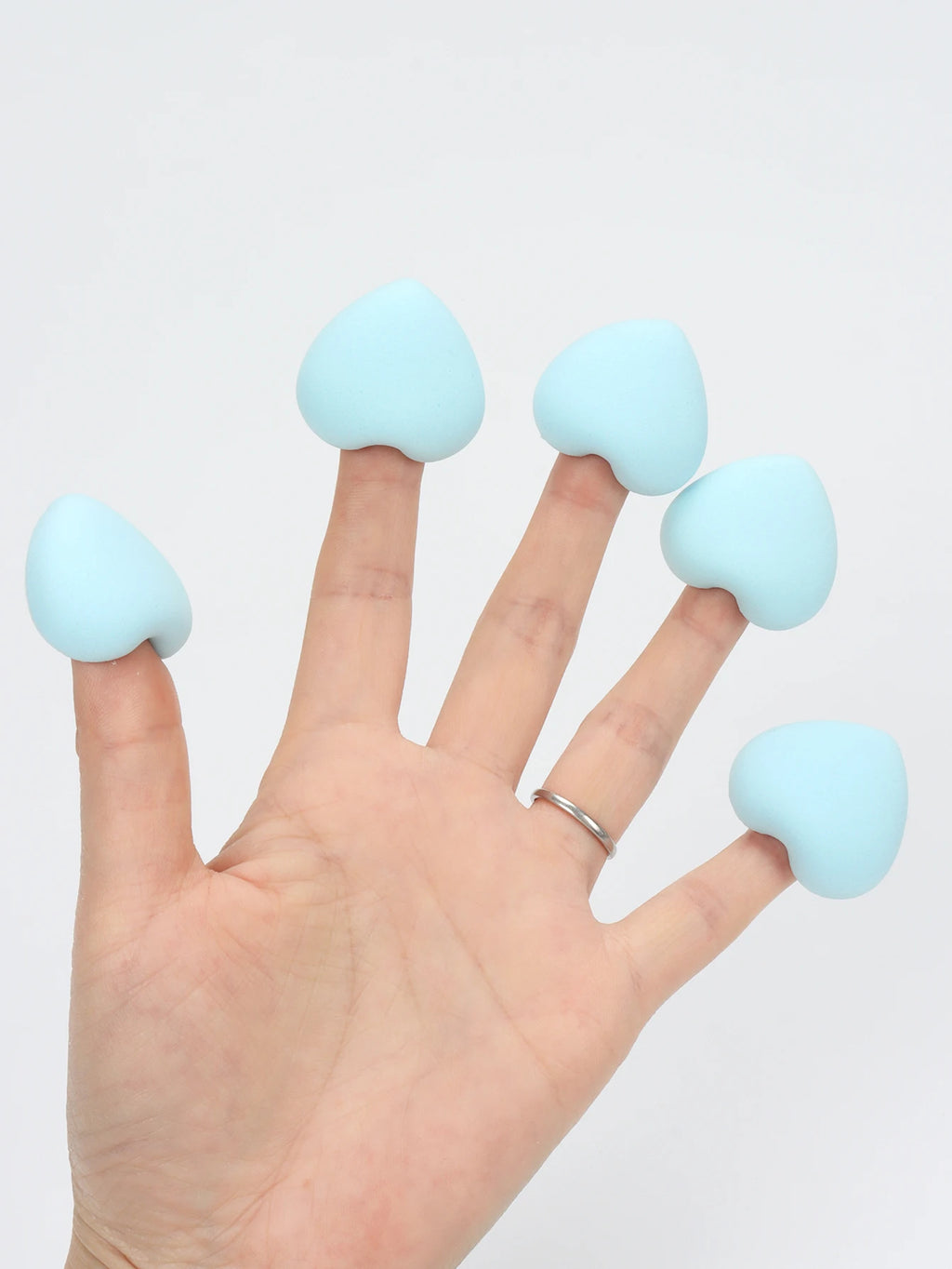 5/10/20Pcs Super Soft Cotton Candy Makeup Puff Necessary Wet Dry Use Air Cushion Powder Puff Multifunction Portable Makeup Sponge