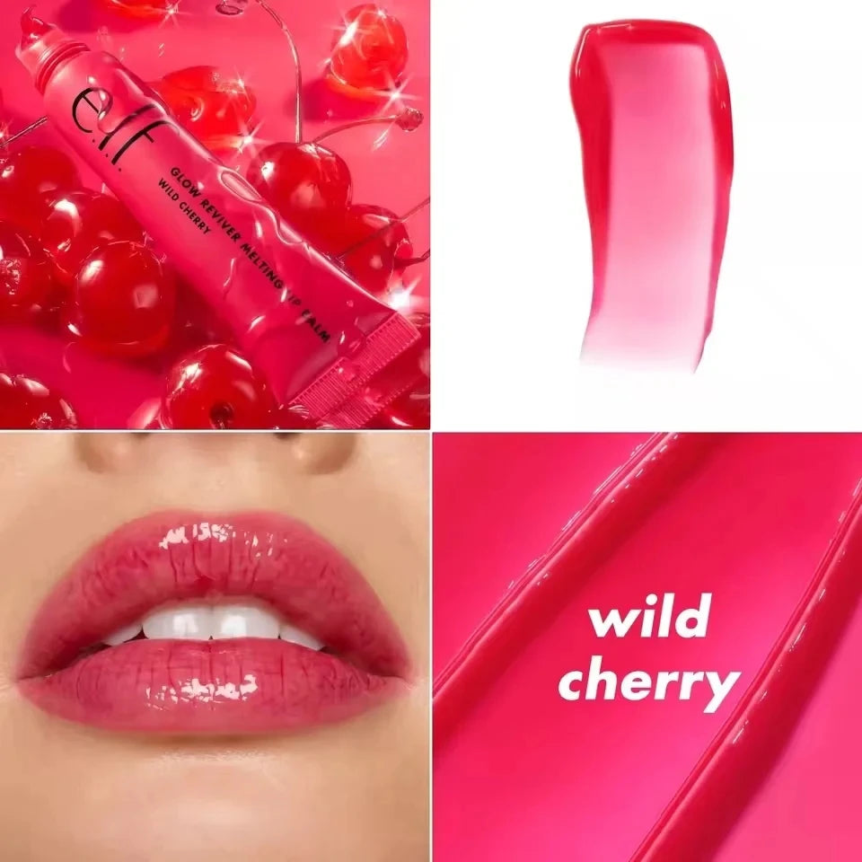 Popular Elf Brand Portable Fruit Flavor Lip Gloss Thin Hydrating Nourishing Repairing Improve Lip Lines Tinted Lip Balm Cosmetic
