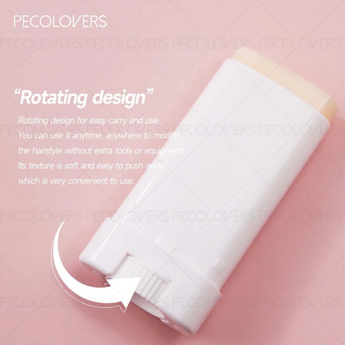 1pc Scented Hair Wax Stick Smooths Frizz  Long-Lasting Styling Wax Sticks Non-greasy Smooth Hair Oil Stick