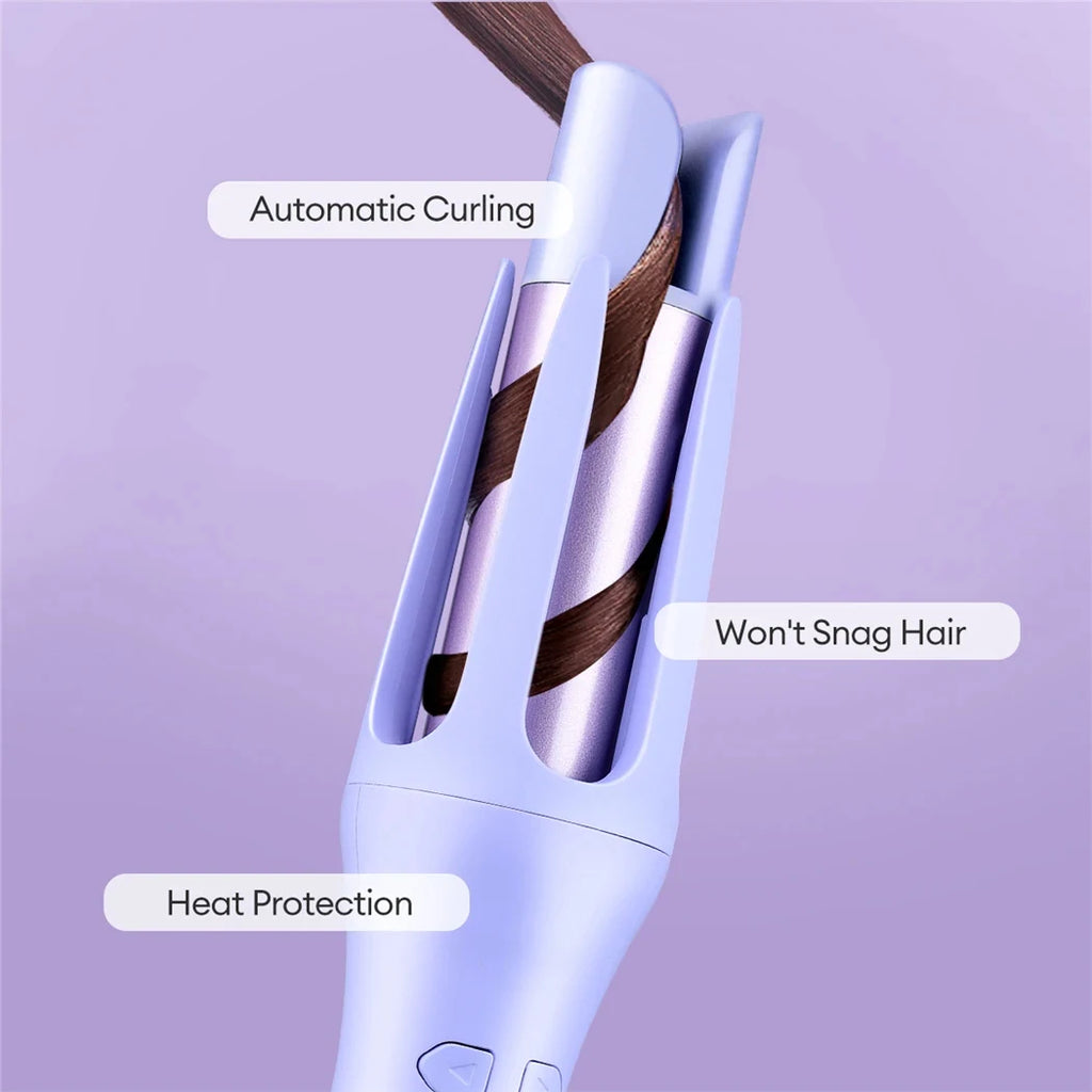 Tinsol 2 in 1 Auto Hair Curling Iron Ceramic Rotating Air Curler Air Spin Wand Styler Curl Machine Magic Hair Curler Automatic