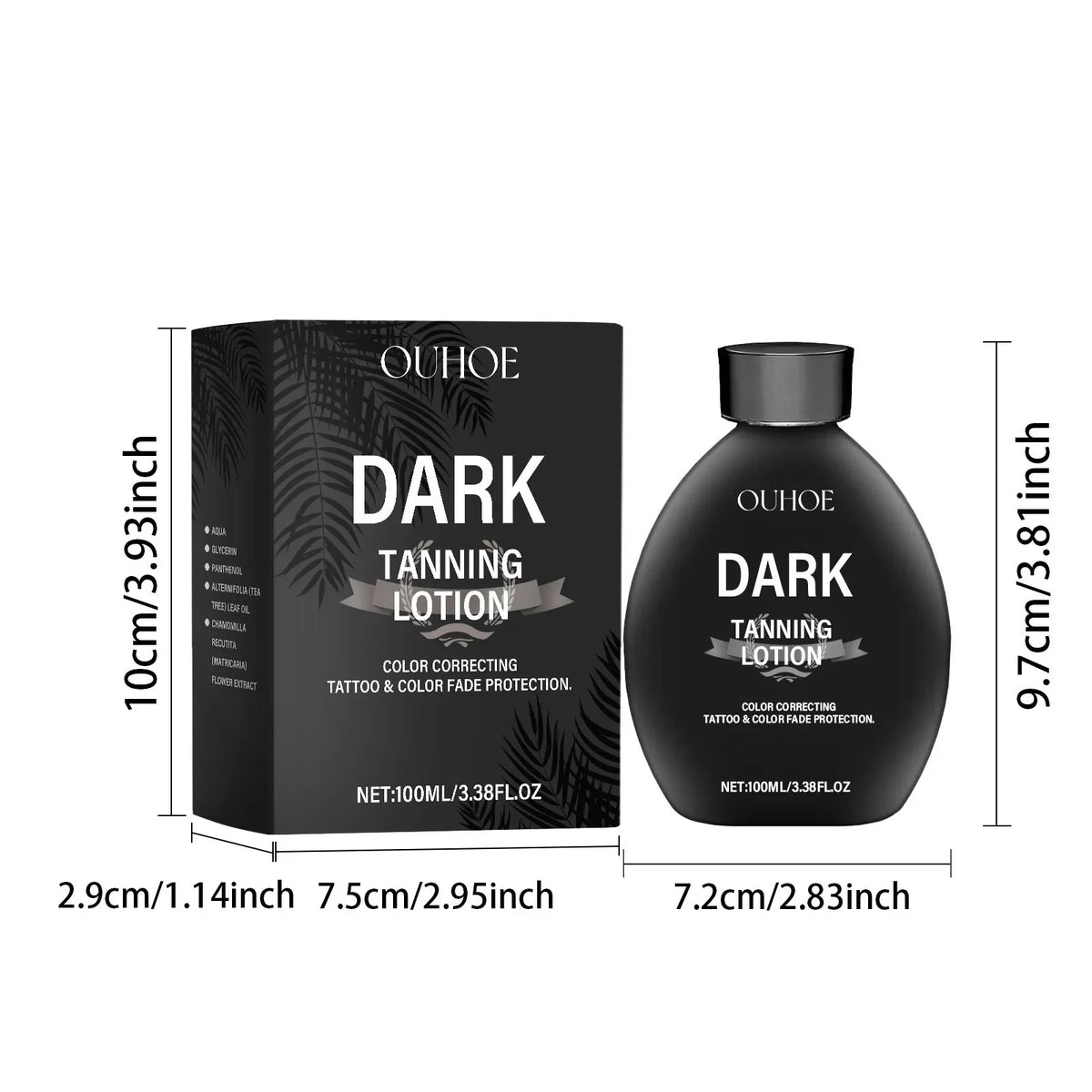 Self Tanning Lotion Long Lasting Bronzer Dark Wheat Sunless Tanner For Face Body Solarium Moisturizing Nourish Fake Tan Cream