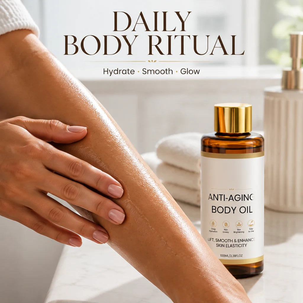 Body Oil Centella asiatica Moisturizing Hydrating Skin Care Non Greasy Body Lotion Oil 100ml Nourishing Body Daily After Shower