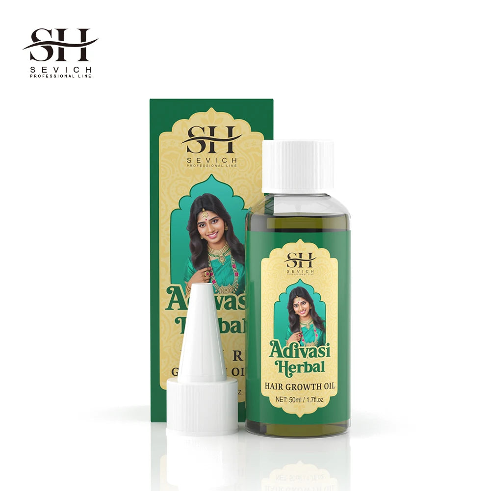 Ayurvedic Hair Growth Oil India Adivasi Organic Hair Growth Serum Anti Hair Loss Fast Regrowth Thicken Oils Hair Growth Products