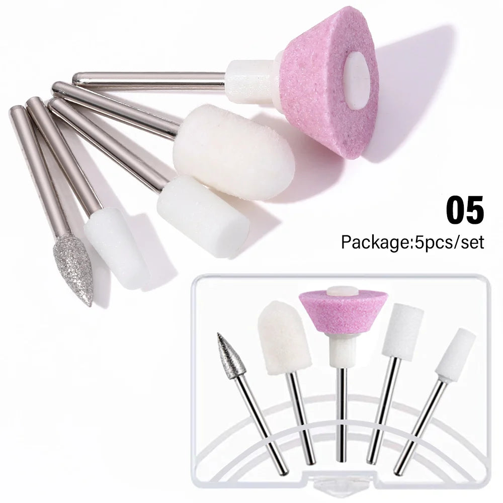 LULAA Electric Nail Drill Machine Set Pedicure Grinding Equipment Mill For Manicure  Professional Strong Nail Polishing Tool