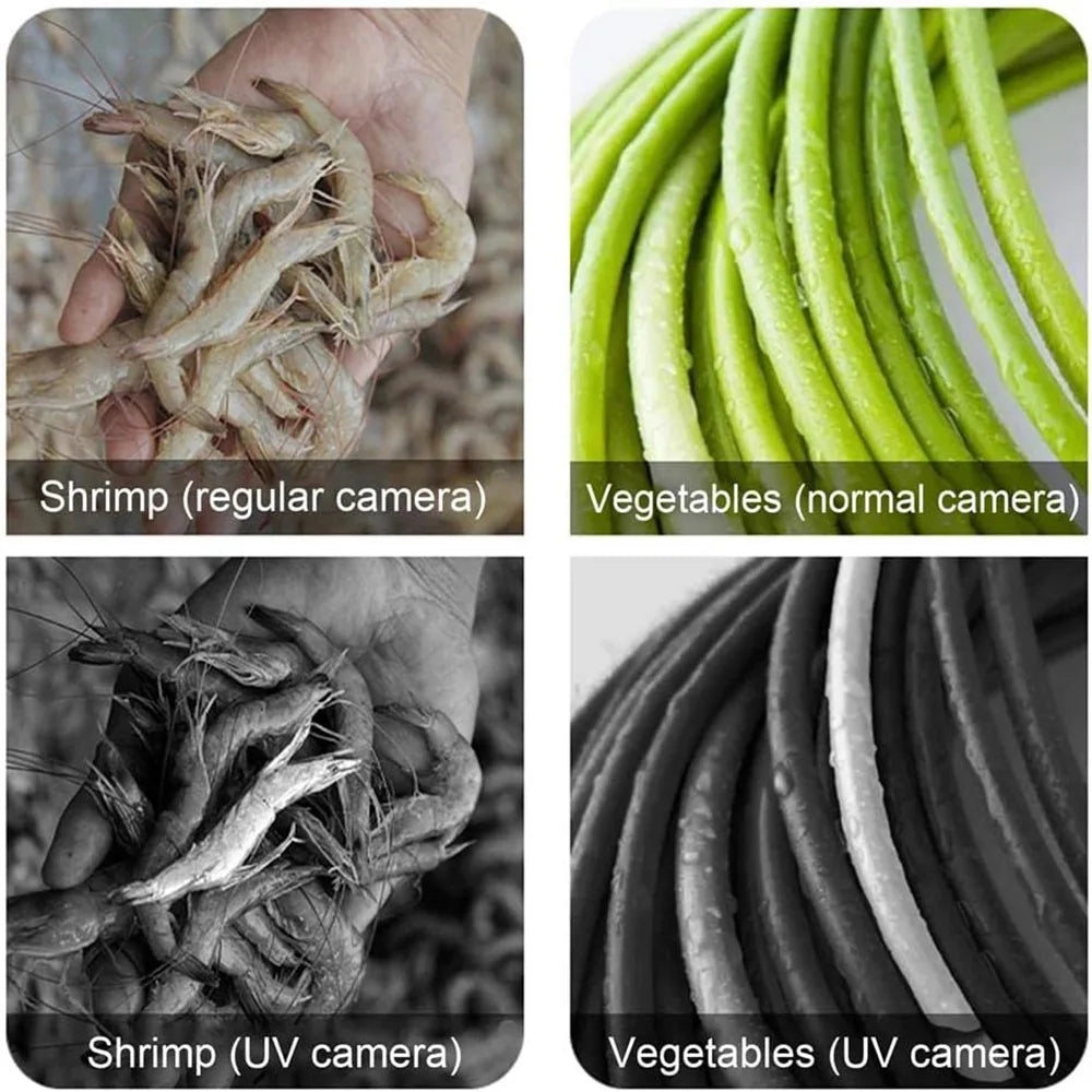 Mini UV Camera for iPhone Android Phone Visible Facial Sunscreen Protection Portable UV Camera for Sunscreen Test