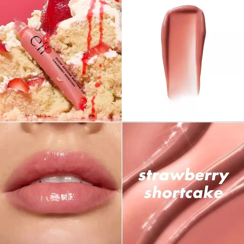 Popular Elf Brand Portable Fruit Flavor Lip Gloss Thin Hydrating Nourishing Repairing Improve Lip Lines Tinted Lip Balm Cosmetic