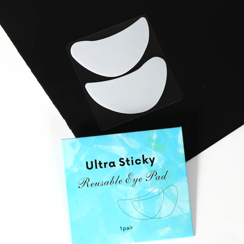 RISI Large Size Strong Sticky Silicone Eye Patches Reusable Eye Patches Eyelash Extensions Under Eye Patches
