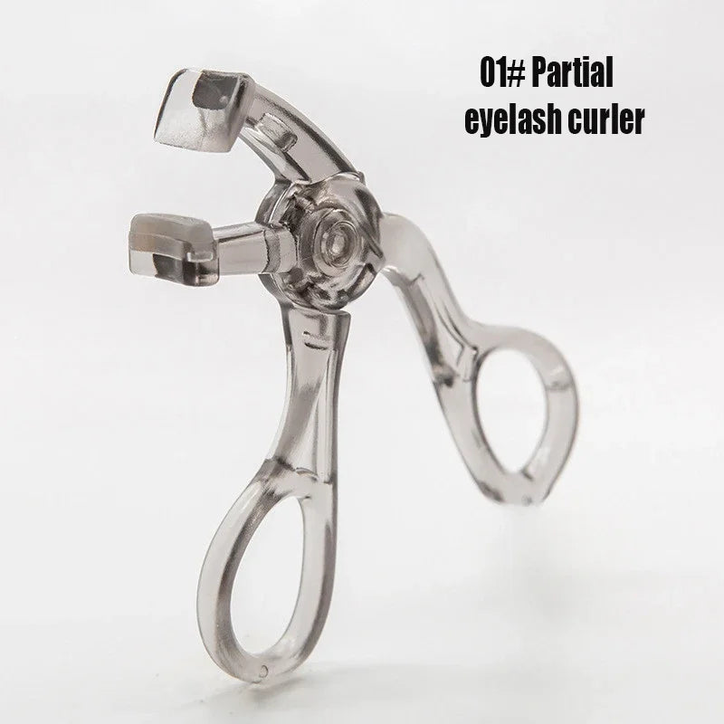 Dual-Type Eyelash Curler with Comb – Wide & Partial Clip Options, Waterproof, Long-Lasting, Natural Curl, Unisex Certified