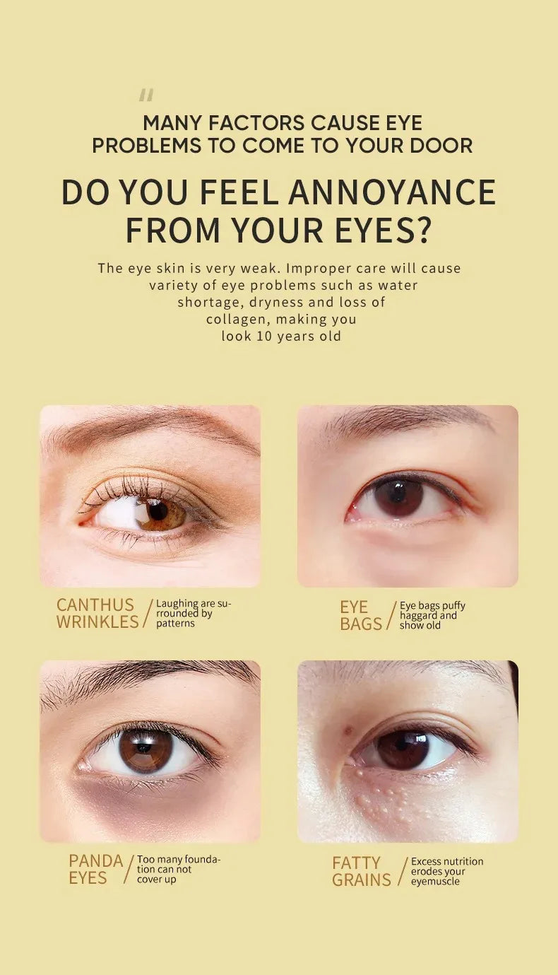 60/120 Pieces Eye Mask Avocado Gold Moisturize Firming Improve Eye Bags Eye Patches Anti Wrinkle Eye Patches for Dark Circles
