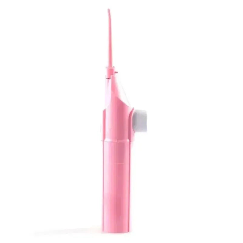 1PC Electric High-Pressure Water Flosser - Manual Pulse Jet Cleaner for Teeth & Gums, Portable Oral Irrigator with Deep Cleaning