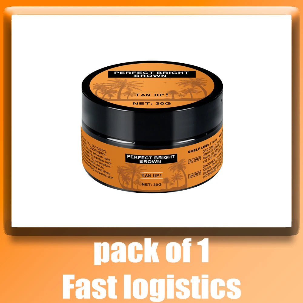 Nourishing natural tanning cream, durable skin tanning agent for face and body, bronzing self tanning lotion */&