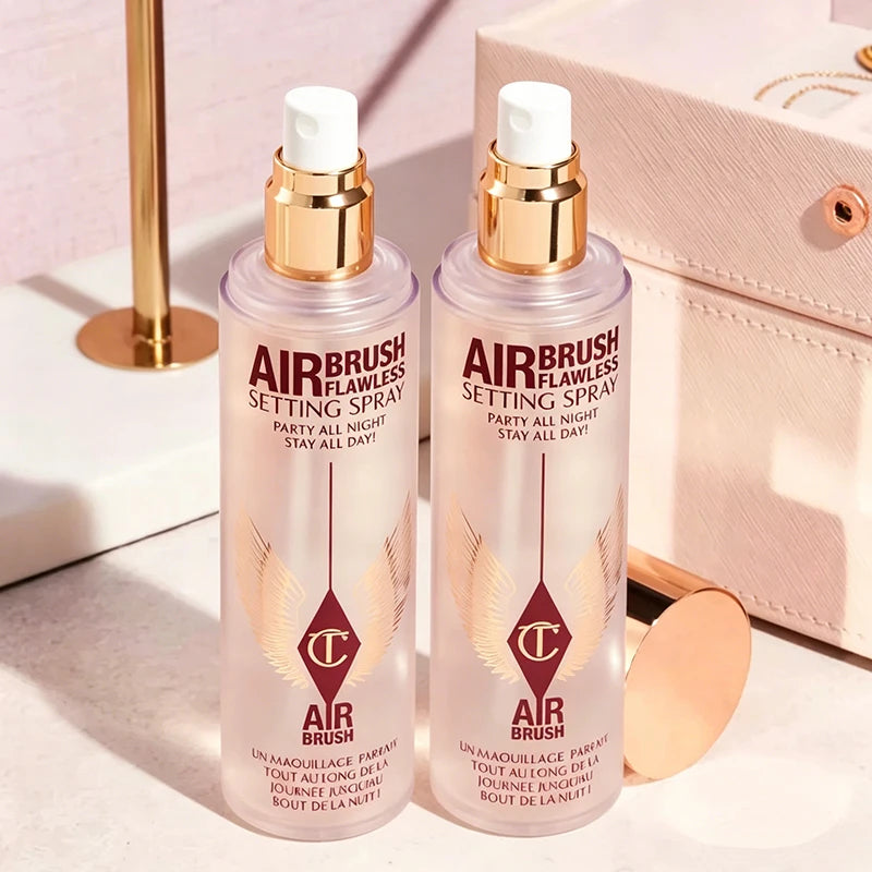 Charlotte 100ml Setting Spray Face Airbrush Flawless Makeup Waterproof Hydrating Tilbury Cheek To Blush Stick Powder Cosmetics