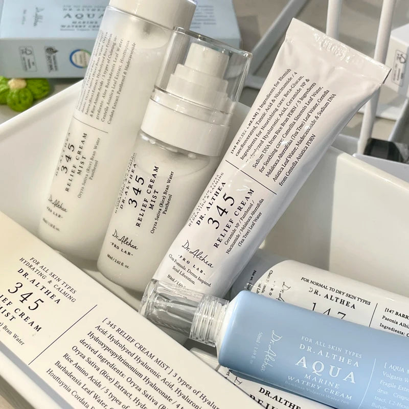 New Brand Dr.Althea 345 Relief Cream Mist 147 Face Cream Lasting Moisturizing Intensive Repair Essence Mist Skin Care Products
